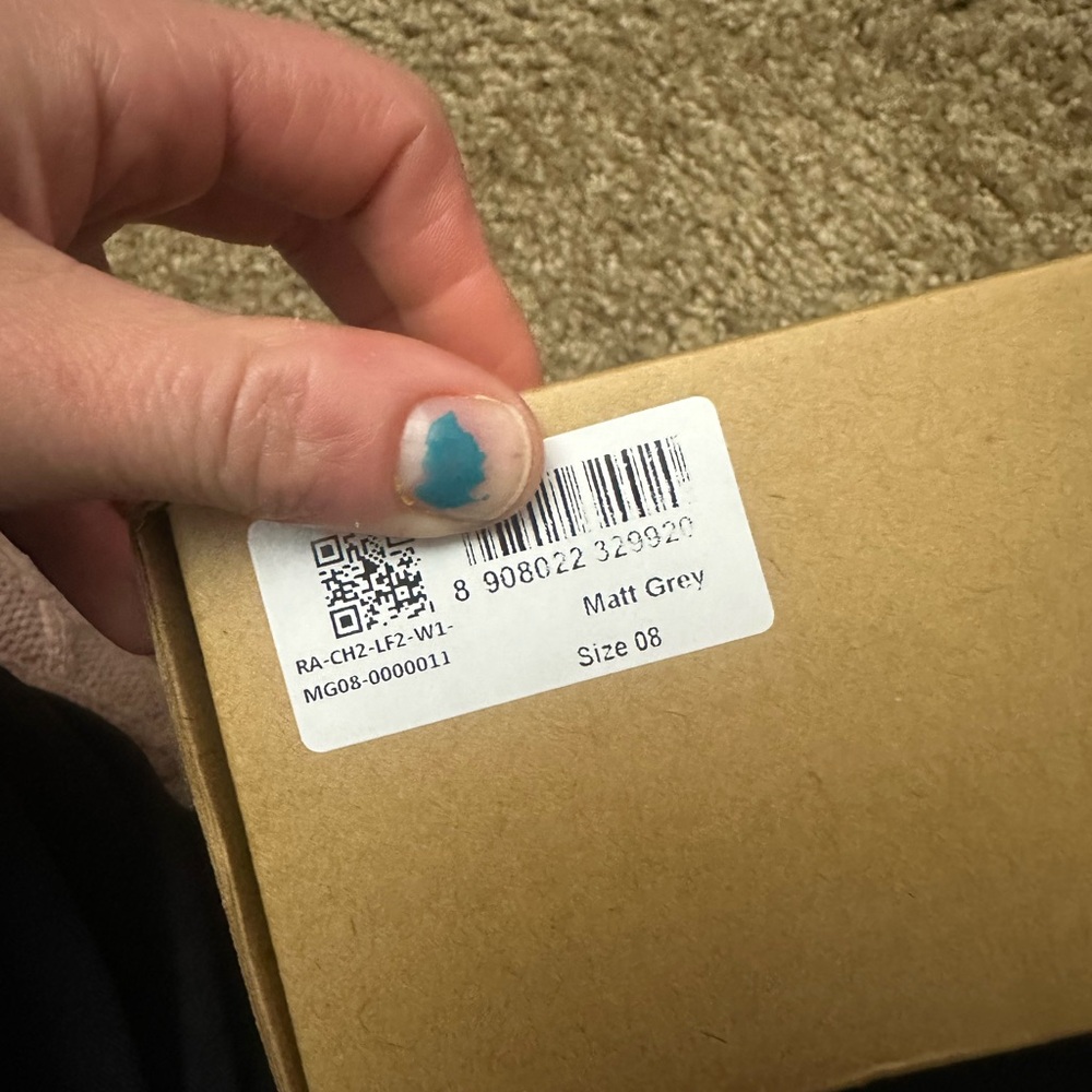 NWT Ultrahuman Black Smart Ring Matte Grey Size 8